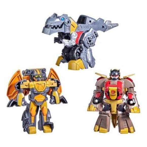 Transformers Dinobot Adventures Grimlock Predaking Snarl Action Figures Set - Picture 1 of 6